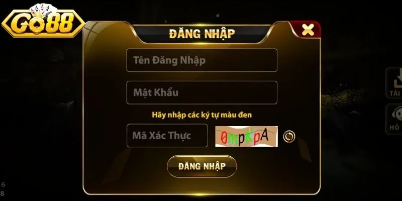 Các bước để đăng nhập GO88 dễ dàng