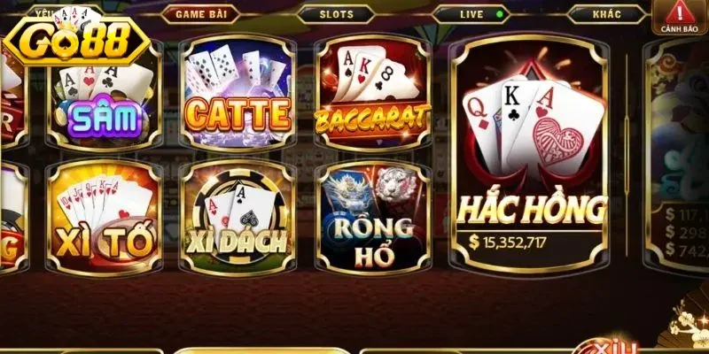 Hàng loạt sản phẩm hot của game bài GO88