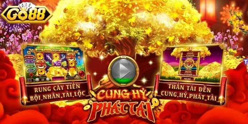 Không gian quay số rực rỡ mang đậm màu sắc may mắn