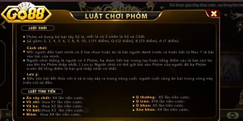 Cơ chế xác định kết quả ván dựa trên giá trị các quân bài