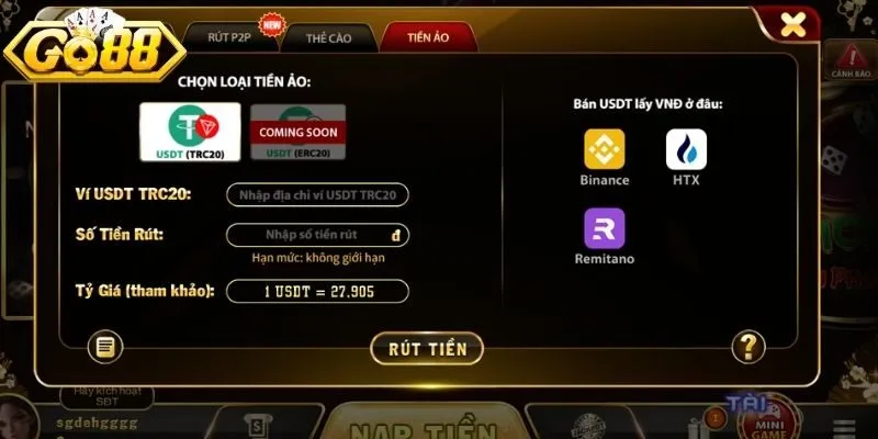 Giao dịch nhanh bằng ví P2P