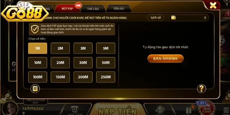 Quy trình nhận thưởng nhanh qua ví ảo