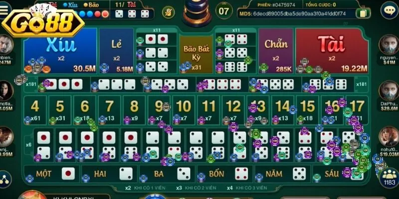 Khám phá các tính năng hỗ trợ đặt cược sicbo GO88