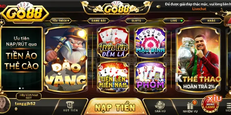 Tiến Lên Miền Nam GO88 cập nhật luật chơi chi tiết